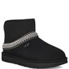 UGG WOMENS CLASSIC MINI CRESCENT - BLACK